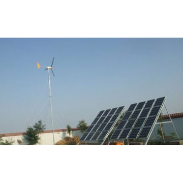 2KW solar and wind hybrid system